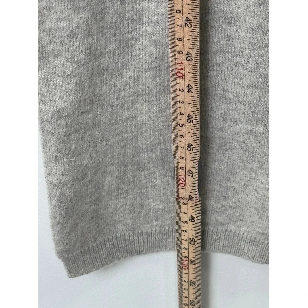 Ralph Lauren Purple Label Grey Scarf 100% Cashmere Made in Italy OS